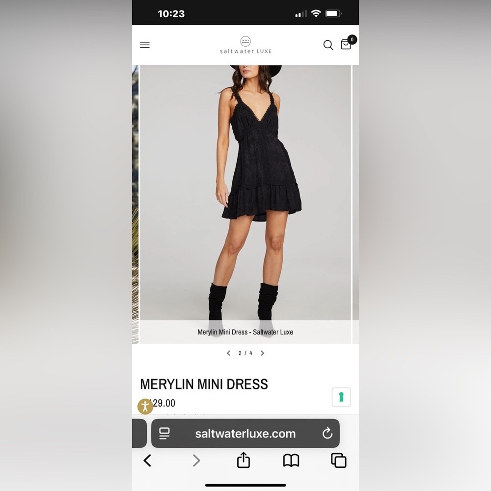 Saltwater Luxe Merilyn dress XS